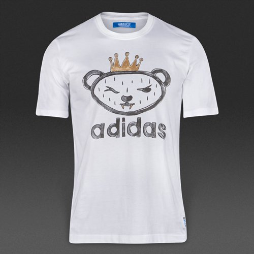 Adidas Originals Artist Bear Tee White for Men